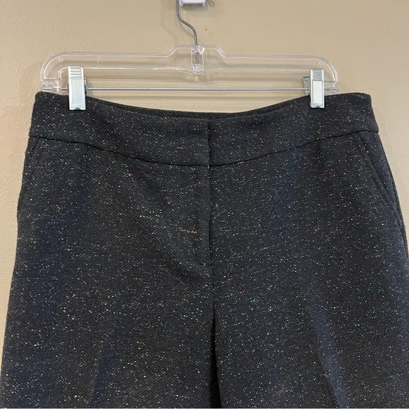 2 Pr Talbots Heritage Ankle Pants 10P Black Fleck Wool‎ Silk & Gray Corduroy - Picture 1 of 14